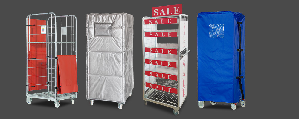 textile doors, Thermo cover, roll containers