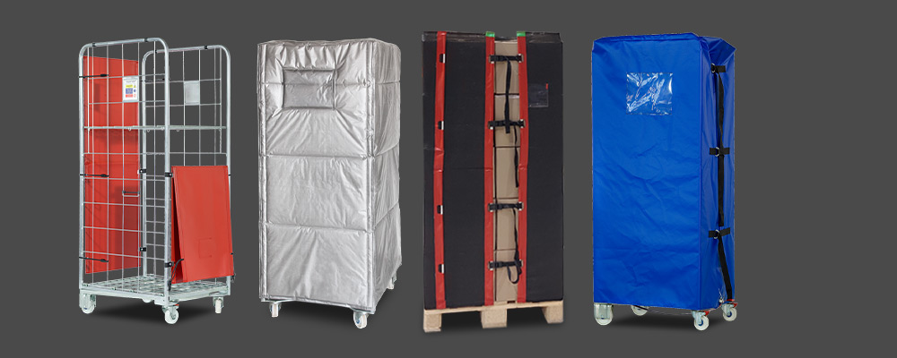textile doors, Thermo cover, roll containers